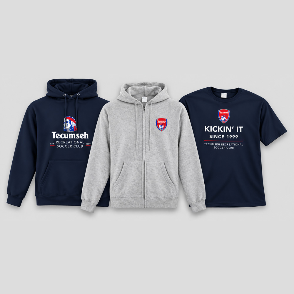 TRSC sweaters and t-shirts